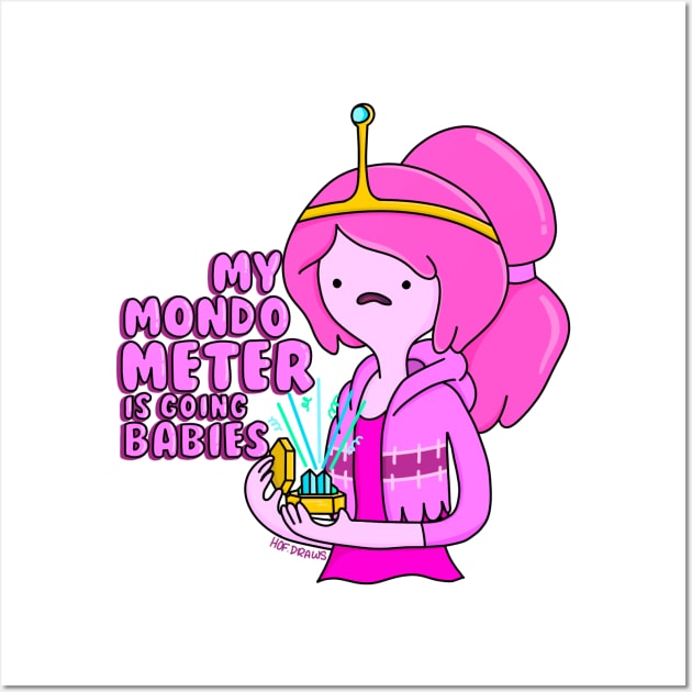 Princess Bubblegum Mondo Meter Wall Art by HofDraws